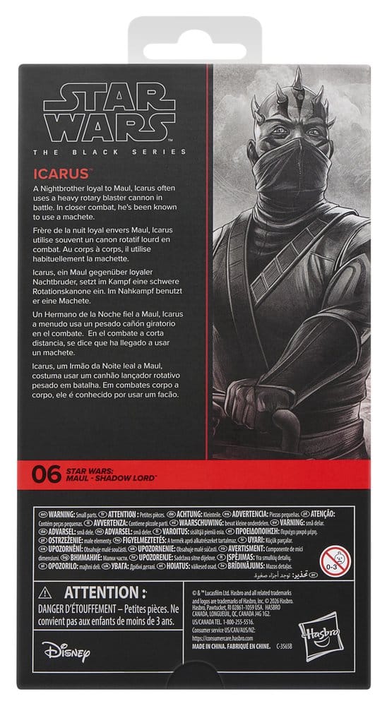 Star Wars: Maul – Shadow Lord Black Series Action Figure Icarus 15 cm