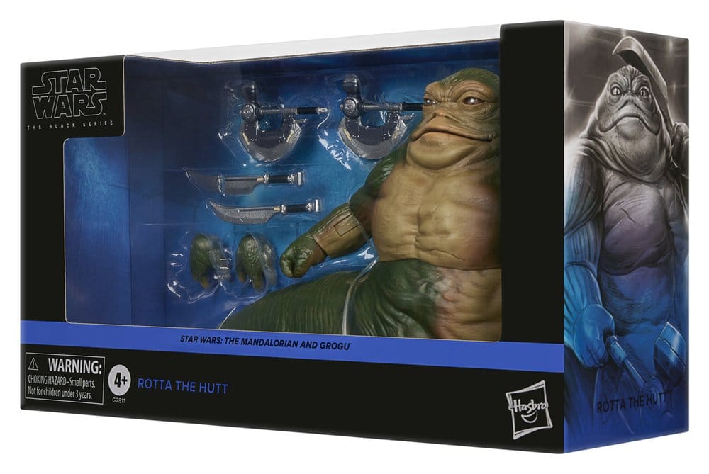 Star Wars: The Mandalorian and Grogu Black Series Action Figure Rotta the Hutt 17 cm
