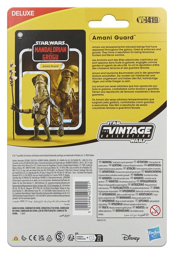 Star Wars: The Mandalorian and Grogu Vintage Collection Action Figure Amani Guard 10 cm