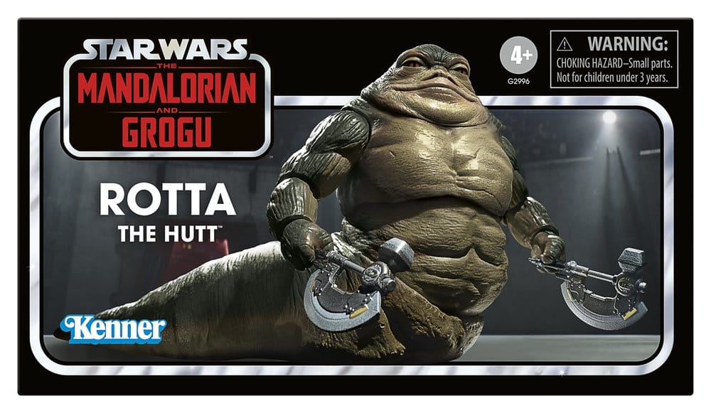 Star Wars: The Mandalorian and Grogu Vintage Collection Action Figure Rotta the Hutt 10 cm