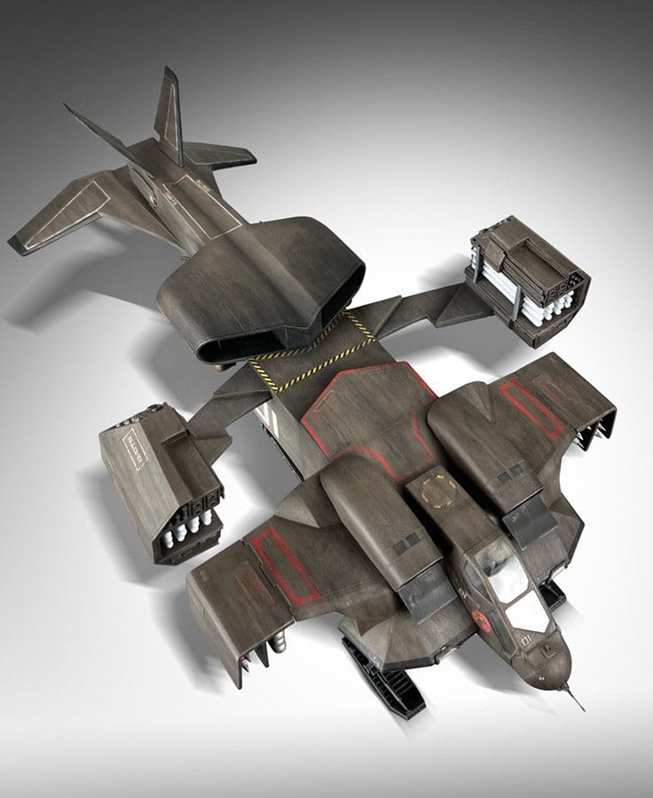 Alien Replica UD-4 Cheyenne Dropship 61 cm