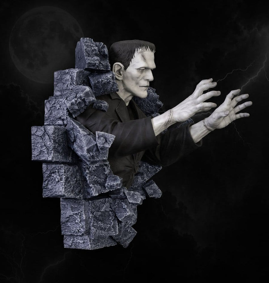 Frankenstein Wall Sculpture Classic Horror Edition Half Scale 48 cm