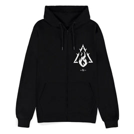 Diablo IV Zipper Hoodie Sweater Sorcerer Sigil Size M