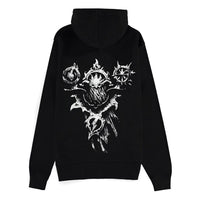 Diablo IV Zipper Hoodie Sweater Sorcerer Sigil Size S