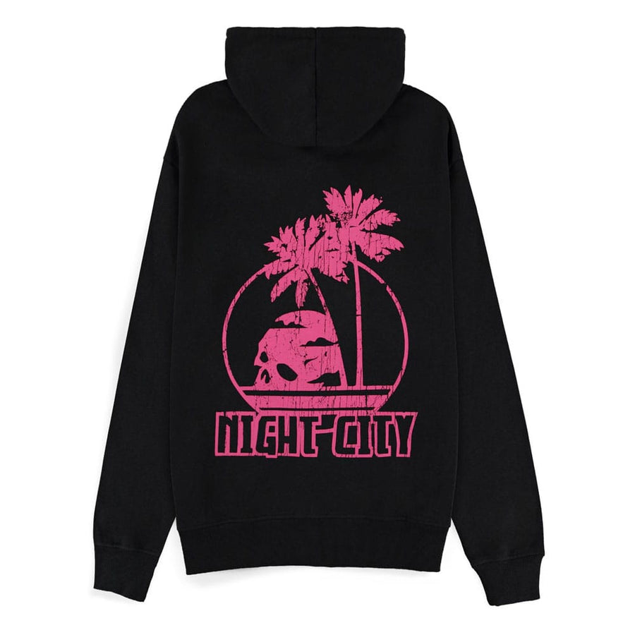Cyberpunk 2077 Zipper Hoodie Night City Size M