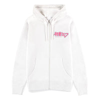 Hatsune Miku Zipper Hoodie White Size M