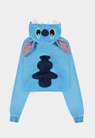 Lilo & Stitch Cropped Hooded Sweater Stitch  Size L