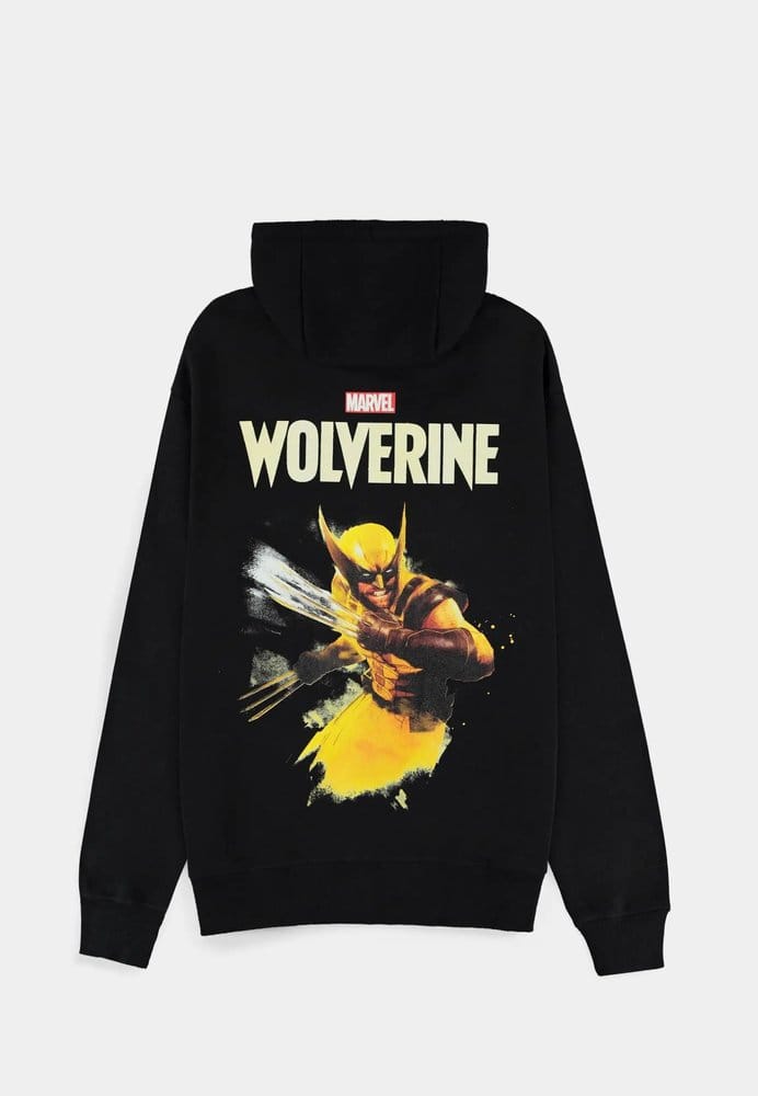 Marvel Zipper Hoodie Wolverine Black Size XL
