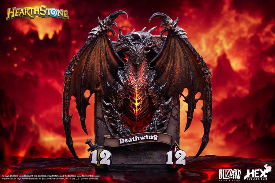 Hearthstone 3D Art Frame Statue Deathwing 34 cm