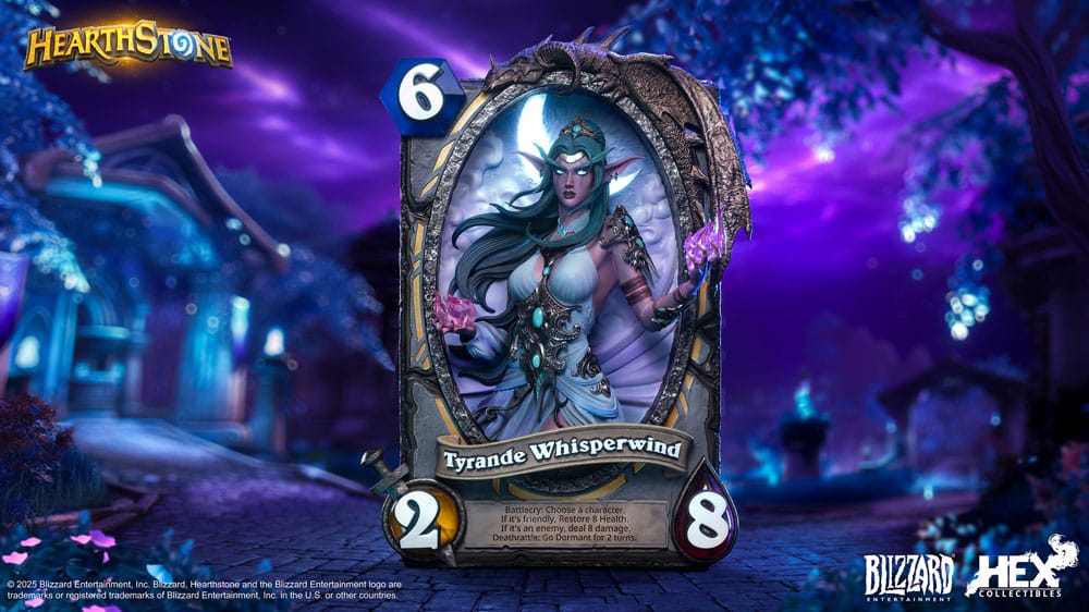 Hearthstone 3D Art Frame Statue Tyrande Whisperwind 31 cm