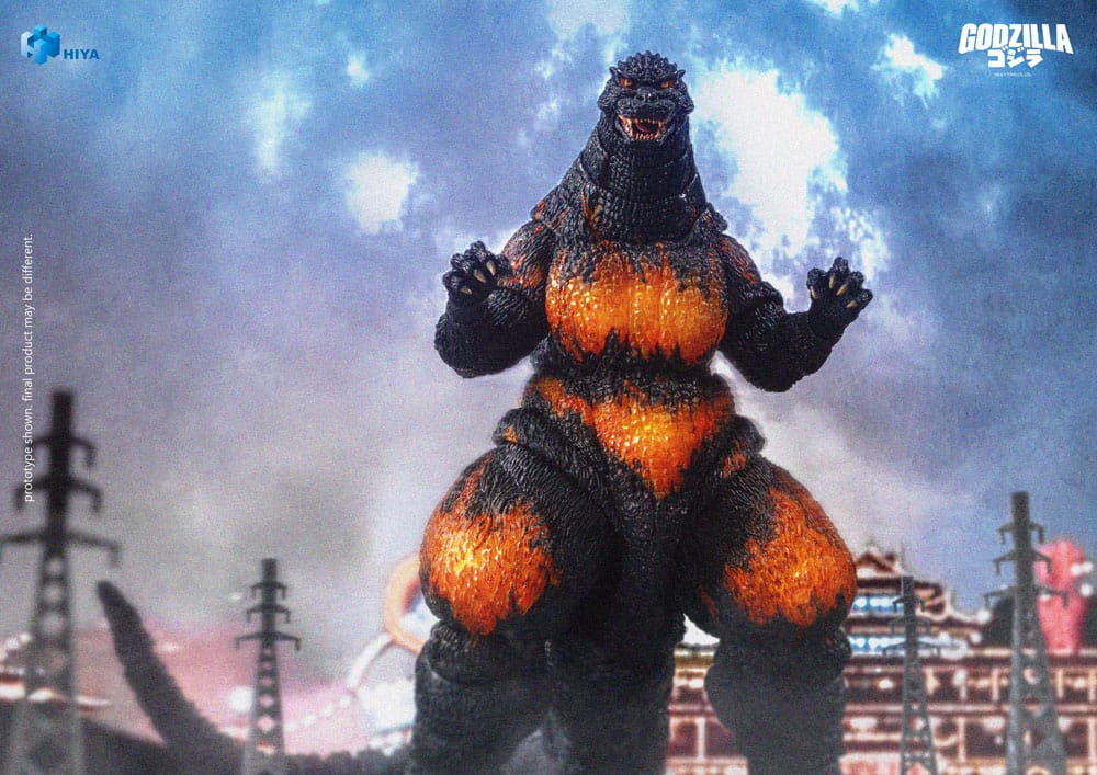 Godzilla vs. Destoroyah (1995) Exquisite Basic Action Figure Burning Godzilla 18 cm