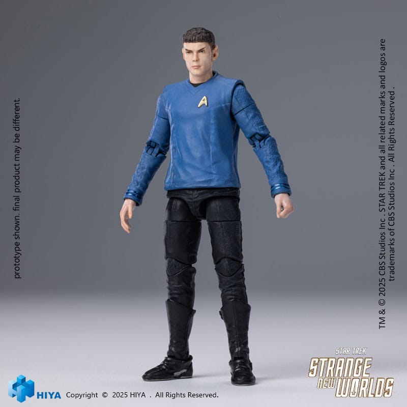 Star Trek Strange New Worlds Exquisite Mini Series  Actionfigur 1/18 Spock 11 cm