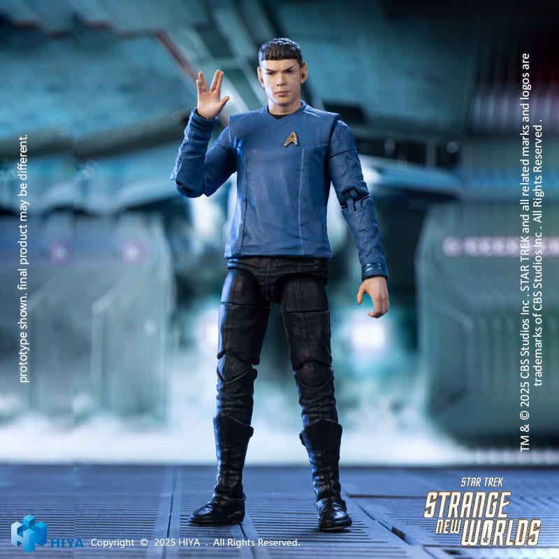 Star Trek Strange New Worlds Exquisite Mini Series  Actionfigur 1/18 Spock 11 cm