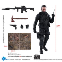 The Walking Dead: The Ones Who Lived Exquisite Mini Action Figure 1/18 Daryl Dixon Dark Eyes Walker 11 cm