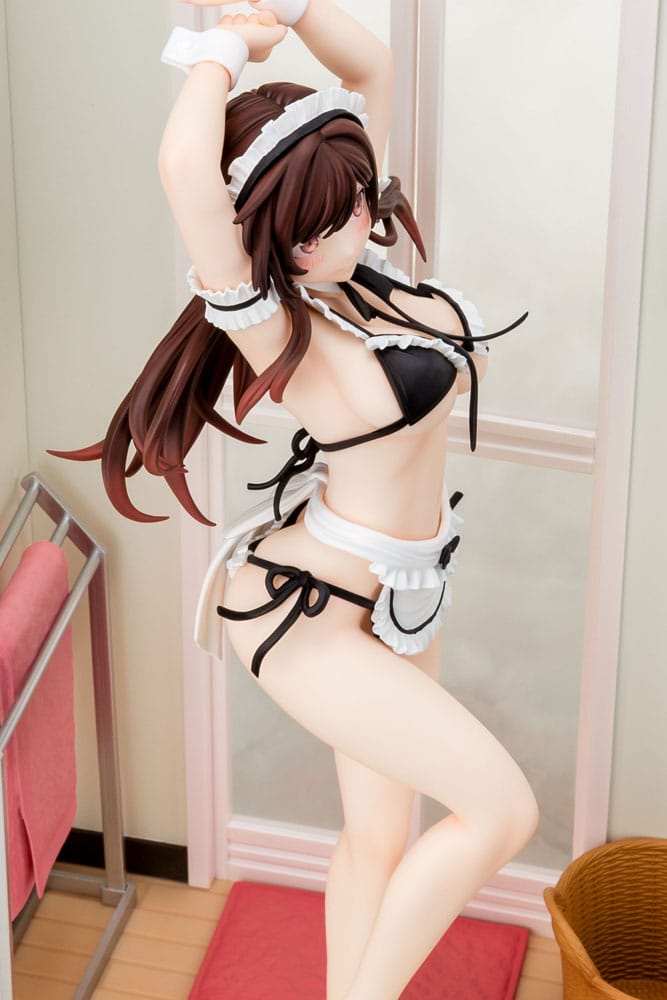 Rent-A-Girlfriend PVC Statue 1/6 Chizuru Mizuhara Maid Bikini ni Okigae 30 cm