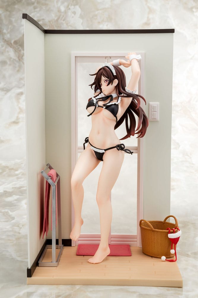 Rent-A-Girlfriend PVC Statue 1/6 Chizuru Mizuhara Maid Bikini ni Okigae 30 cm