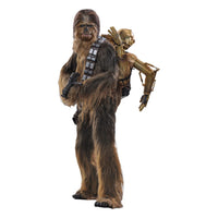 Star Wars - Episode V Movie Masterpiece Action Figure 1/6 - Chewbacca with Disassembled C-3PO