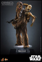 Star Wars - Episode V Movie Masterpiece Action Figure 1/6 - Chewbacca with Disassembled C-3PO