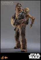 Star Wars - Episode V Movie Masterpiece Action Figure 1/6 - Chewbacca with Disassembled C-3PO