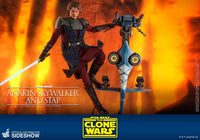 Star Wars - The Clone Wars Action Figure 1/6 - Anakin Skywalker & STAP