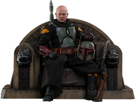 Star Wars - The Mandalorian Action Figure 1/6 - Boba Fett (Repaint Armor) and Throne