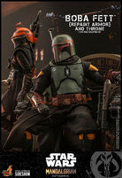 Star Wars - The Mandalorian Action Figure 1/6 - Boba Fett (Repaint Armor) and Throne