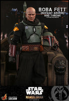 Star Wars - The Mandalorian Action Figure 1/6 - Boba Fett (Repaint Armor) and Throne