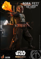 Star Wars - The Mandalorian Action Figure 1/6 - Boba Fett (Repaint Armor) and Throne