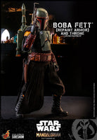 Star Wars - The Mandalorian Action Figure 1/6 - Boba Fett (Repaint Armor) and Throne