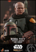 Star Wars - The Mandalorian Action Figure 1/6 - Boba Fett (Repaint Armor) and Throne