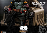 Star Wars - The Mandalorian Action Figure 1/6 - Boba Fett (Repaint Armor) and Throne