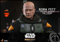 Star Wars - The Mandalorian Action Figure 1/6 - Boba Fett (Repaint Armor) and Throne