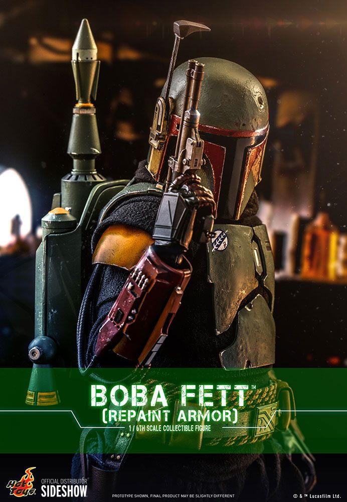 Star Wars - The Mandalorian Action Figure 1/6 - Boba Fett (Repaint Armor)