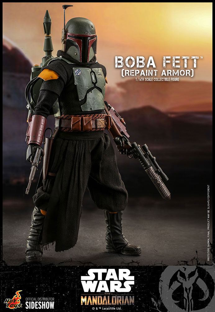 Star Wars - The Mandalorian Action Figure 1/6 - Boba Fett (Repaint Armor)