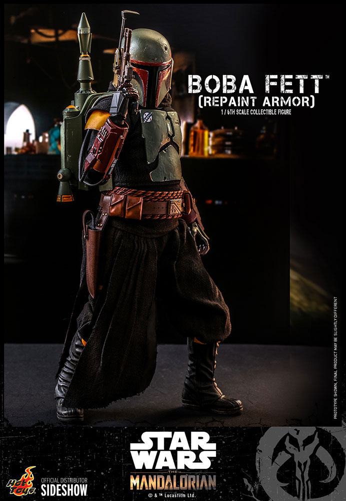 Star Wars - The Mandalorian Action Figure 1/6 - Boba Fett (Repaint Armor)