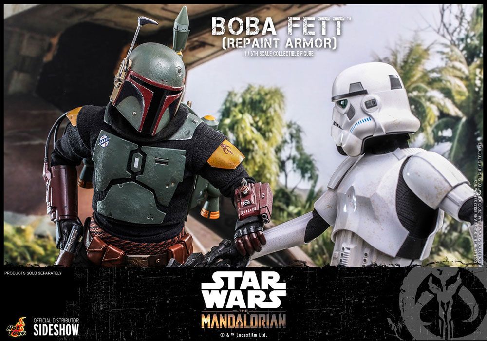 Star Wars - The Mandalorian Action Figure 1/6 - Boba Fett (Repaint Armor)
