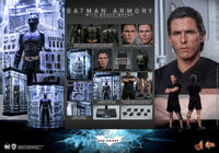 DC Comics - The Dark Knight Rises Movie Masterpiece Action Figures & Diorama 1/6 - Batman Armory with Bruce Wayne