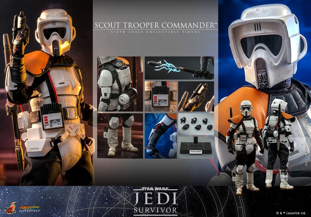 Star Wars - Jedi Survivor Videogame Masterpiece Action Figure 1/6 - Scout Trooper Commander