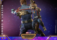 Guardians of the Galaxy Vol. 3 Movie Masterpiece Action Figuren 1/6 Rocket & Cosmo 16 cm