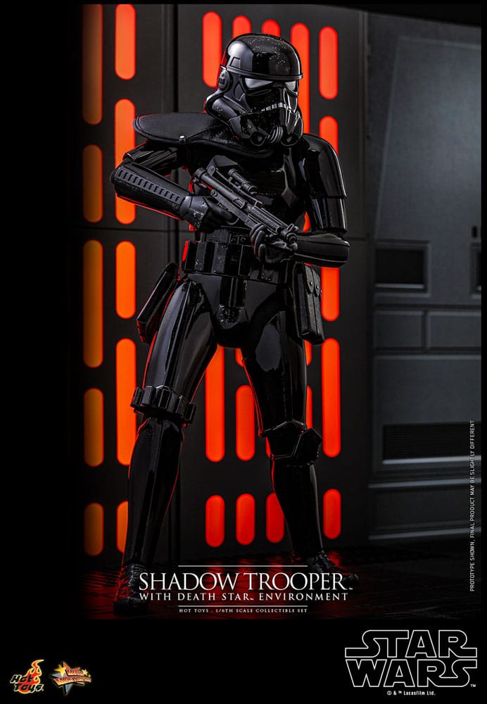 Star Wars - Movie Masterpiece Action Figure 1/6 - Shadow Trooper with Death Star Environment