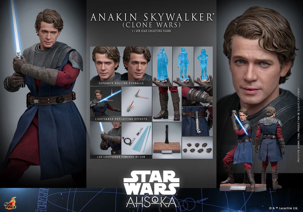 Star Wars - The Clone Wars Action Figure 1/6 - Anakin Skywalker
