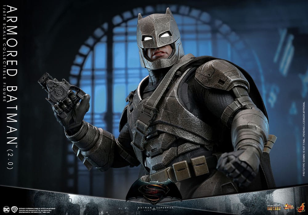DC Comics - Batman v Superman: Dawn of Justice Movie Masterpiece Action Figure 1/6 - Armored Batman 2.0