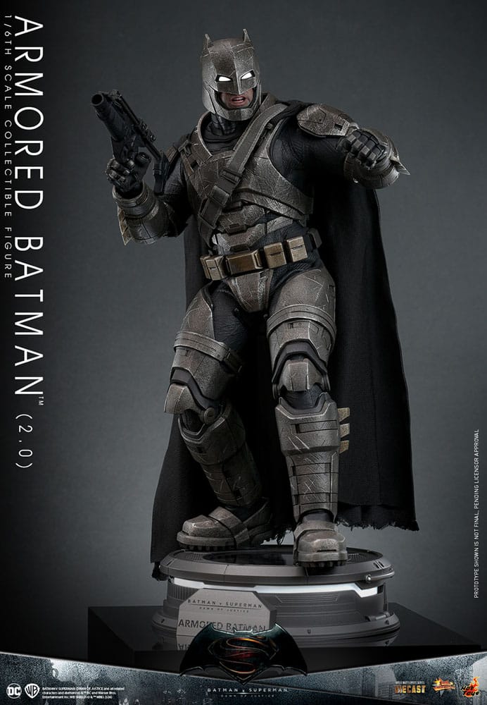 DC Comics - Batman v Superman: Dawn of Justice Movie Masterpiece Action Figure 1/6 - Armored Batman 2.0