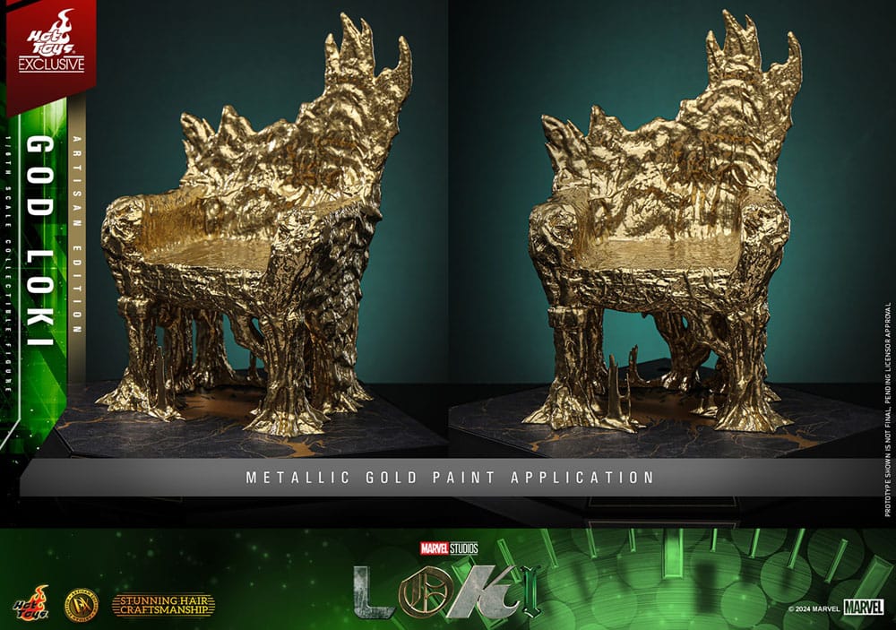 Loki DX Action Figure 1/6 God Loki Artisan Edition Hot Toys Exclusive 31 cm