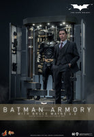 The Dark Knight Movie Masterpiece Action Figures & Diorama 1/6 Batman Armory with Bruce Wayne (2.0) 30 cm