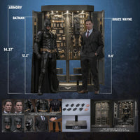 The Dark Knight Movie Masterpiece Action Figures & Diorama 1/6 Batman Armory with Bruce Wayne (2.0) 30 cm