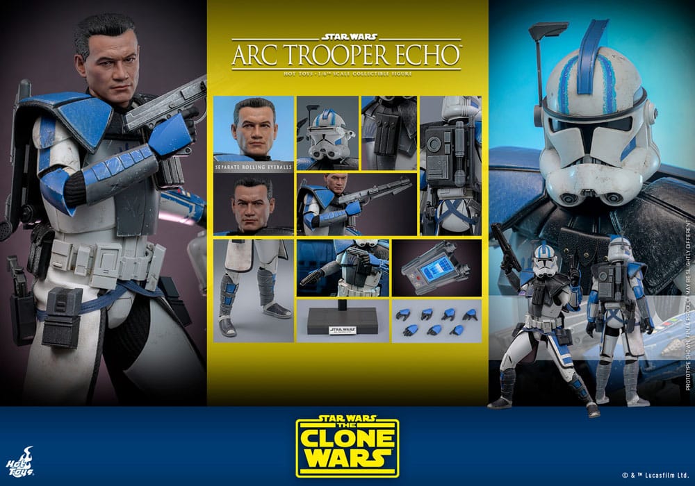 Star Wars - The Clone Wars Action Figure 1/6 - Arc Trooper Echo