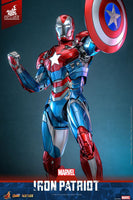 Marvel Comic Diecast Masterpiece Action Figure 1/6 Iron Patriot Hot Toys Exclusive 32 cm