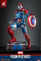 Marvel Comic Diecast Masterpiece Action Figure 1/6 Iron Patriot Hot Toys Exclusive 32 cm