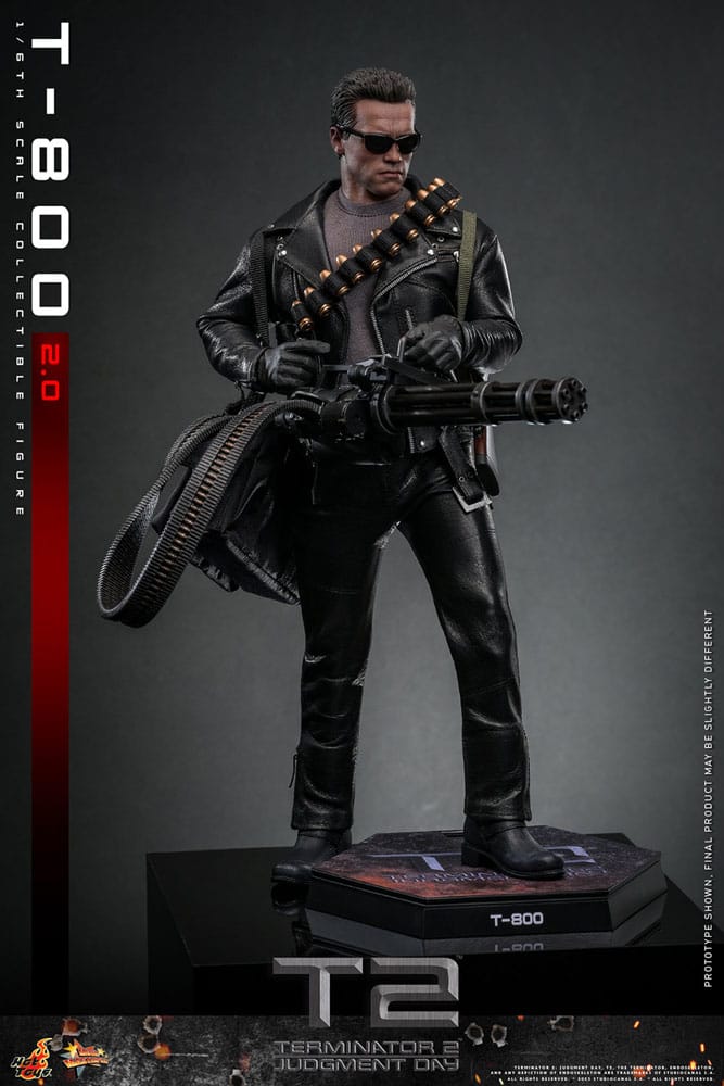 Terminator 2 Movie Masterpiece Action Figure 1/6 T-800 2.0 32 cm